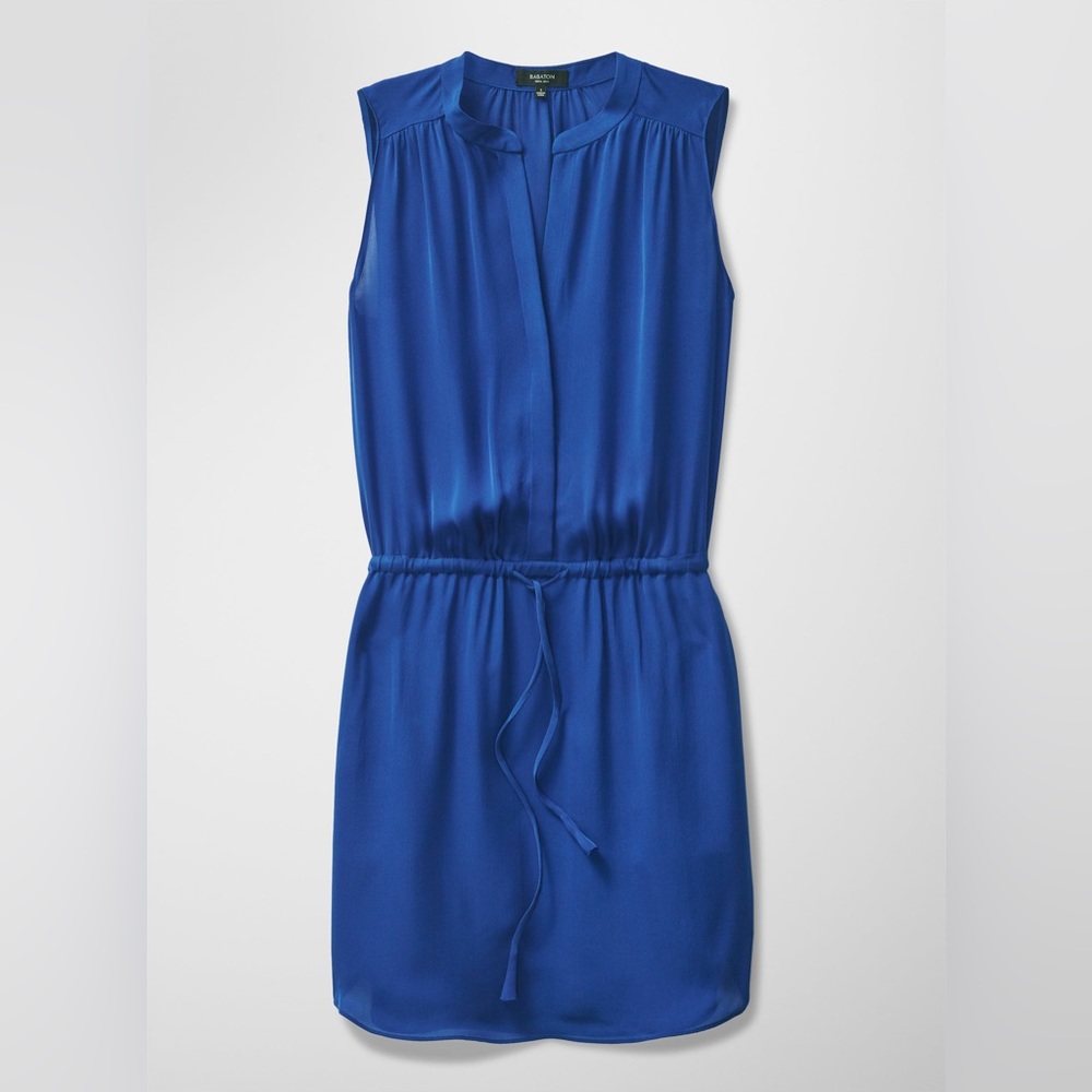 Babaton Benedict Dress in cobalt blue • Aritzia • 100% silk mini dress 💙